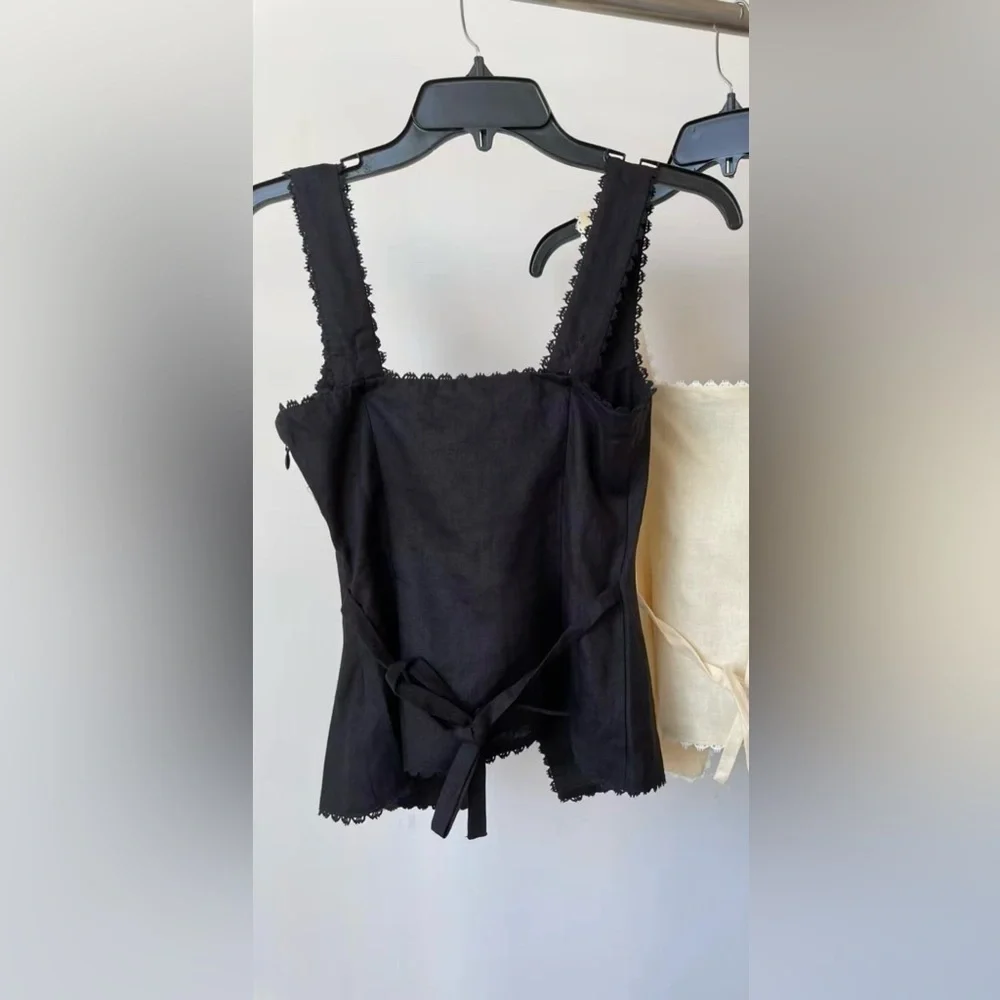 Reformation Black Sleeveless Top - Picture 4 of 4